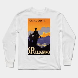 Vintage Travel - San Pellegrino Long Sleeve T-Shirt